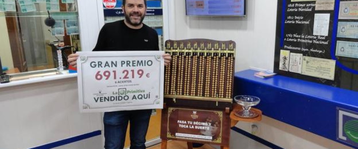 La Primitiva entrega dos premios de 691.219 euros en Logroño y Madrid